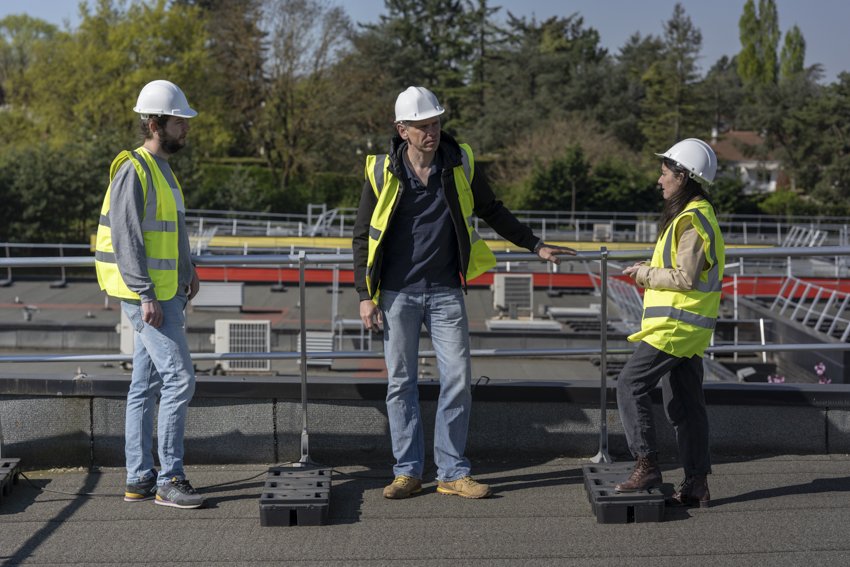 Nos équipes en visite de chantier